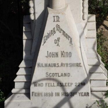 KIDD John -1898