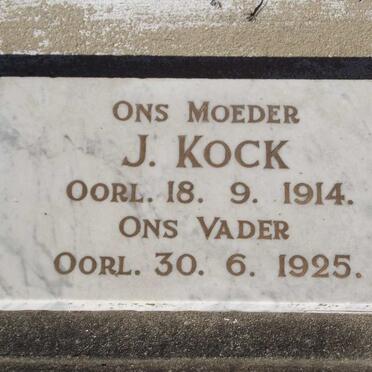 KOCK Vader -1925 &amp; J. -1914