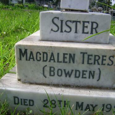 Sister Magdalen Teresa Bowden-1990