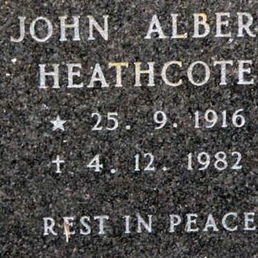 HEATHCOTE John Albert 1916-1982