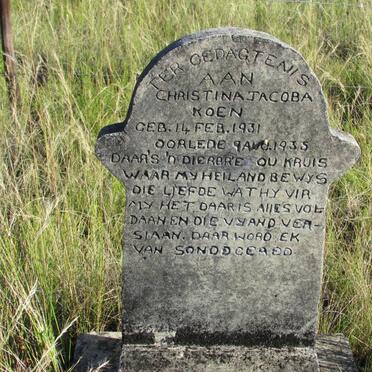 KOEN Christina Jacoba 1931-1935
