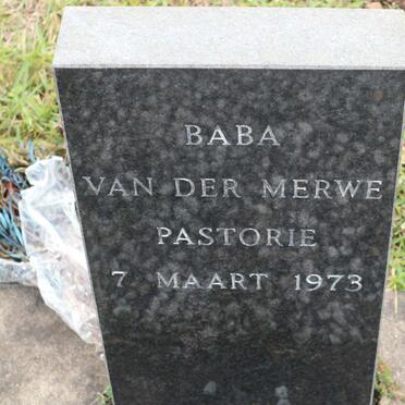 MERWE Baba, van der -1973