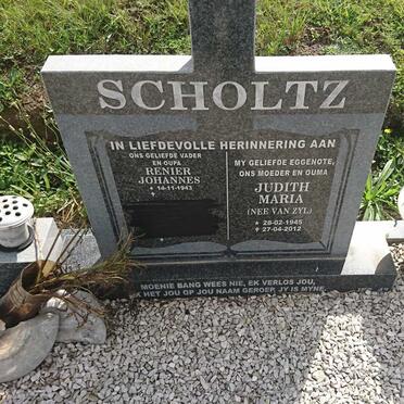 SCHOLTZ Renier Johannes 1943- &amp; Judith Maria VAN ZYL 1945-2012