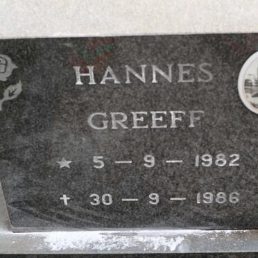 GREEFF Hannes 1982-1986