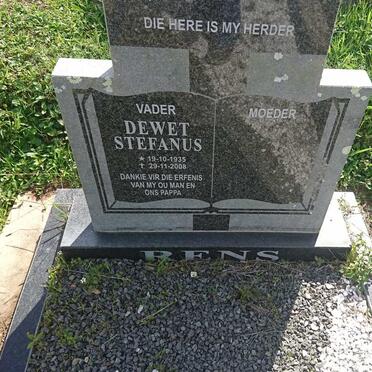 RENS Dewet Stefanus 1935-2008