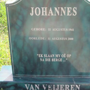 VEIJEREN Johannes, van 1941-2000
