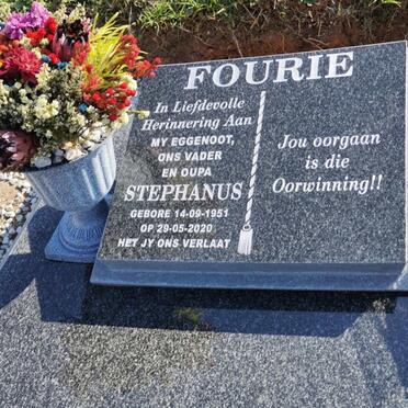FOURIE Stephanus 1951-2020