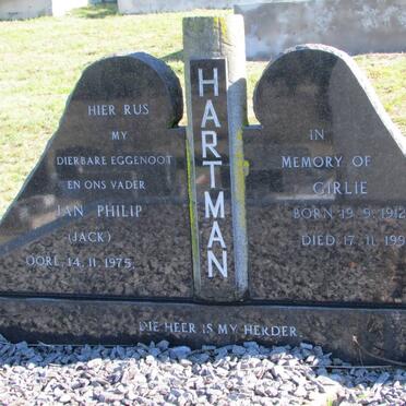 HARTMAN Jan Philip -1975 &amp; Girlie 1912-1993