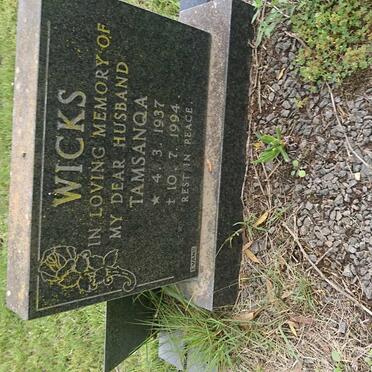WICKS Tamsanqa 1937-1994