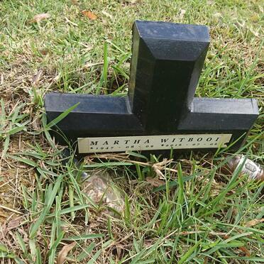 WITBOOI Martha 1947-2016