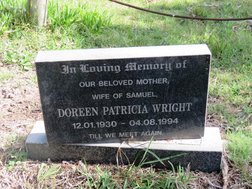 WRIGHT Doreen Patricia 1930-1994