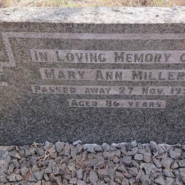 MILLER Mary Ann -1958