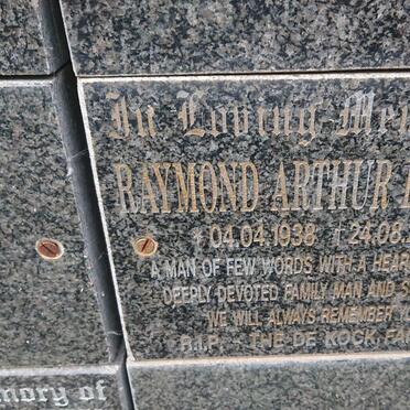 KOCK Raymond Arthur, de 1938-2013