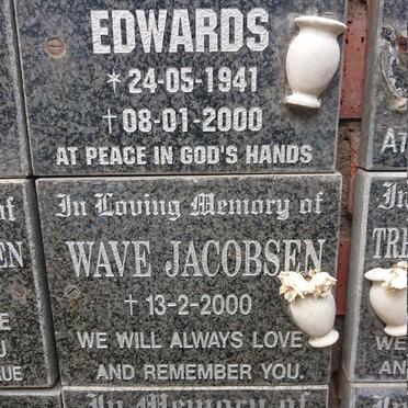 EDWARDS Anthony Brian 1941-2000 :: JACOBSEN Wave -2000 :: STRIJP Heather Mae, van 1937-2005