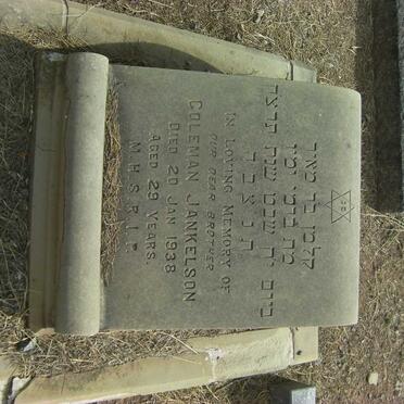 JANKELSON Coleman -1938