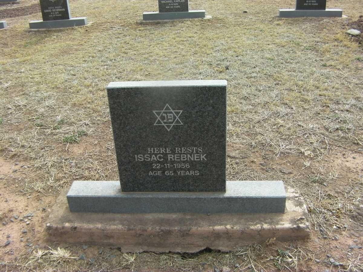 REBNEK Issac -1956