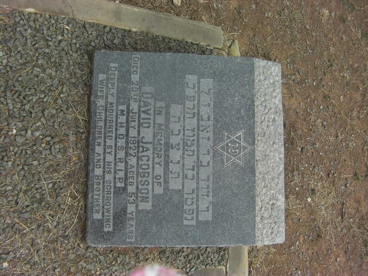 JACOBSON David -1922