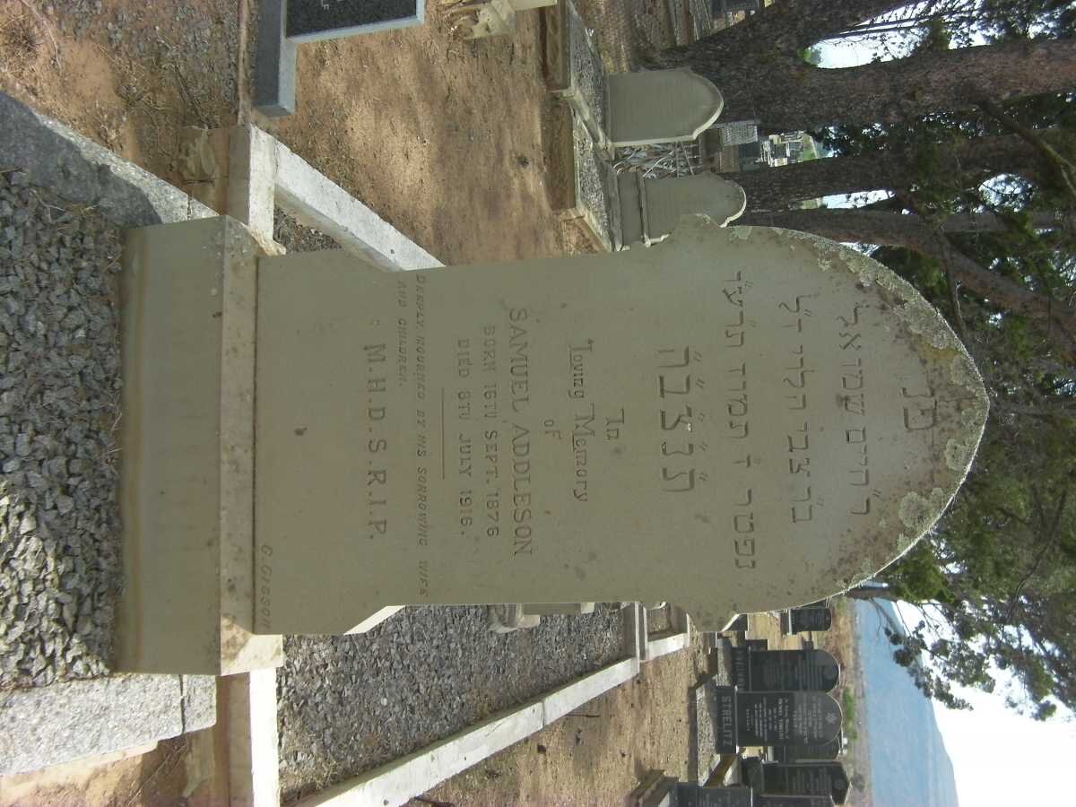 ADDLESON Samuel 1876-1916