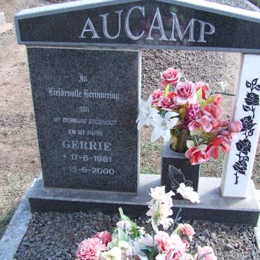 AUCAMP Gerhardus Christian Hendrik 1961-2000