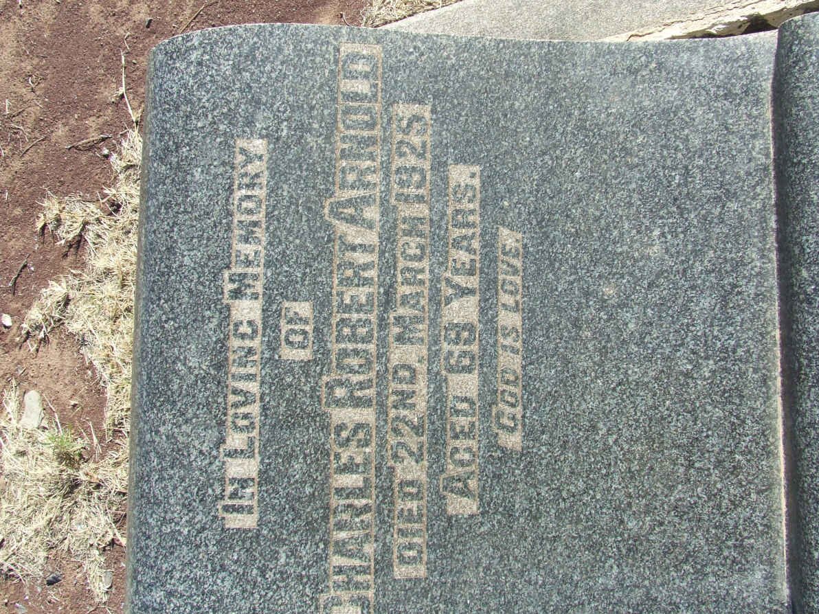 ARNOLD Charles Robert -1925