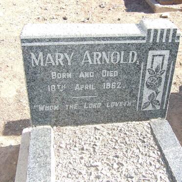 ARNOLD Mary 1962-1962