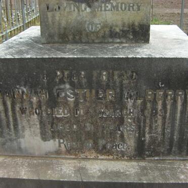 ALBERRY Hannah Esther -1893