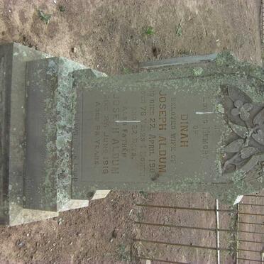 ALDUM Joseph -1916 &amp; Dinah -1909