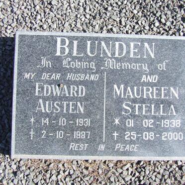 BLUNDEN Edward Austen 1931-1987 &amp; Maureen Stella 1938-2000