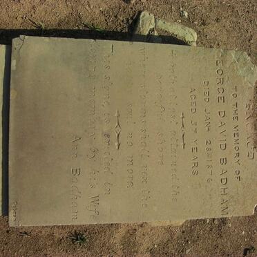 BADHAM George David -1876