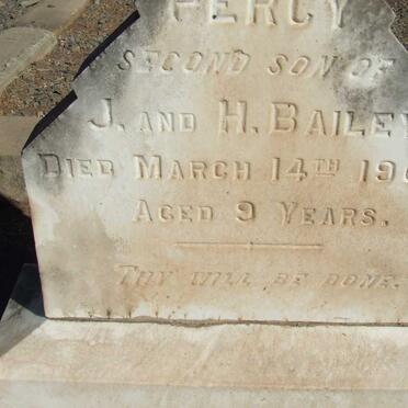 BAILEY Percy -1906