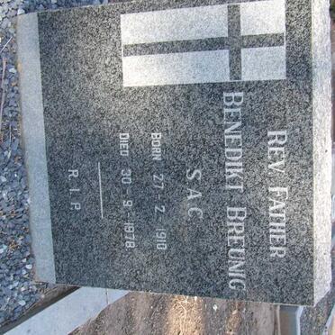 BREUNIG Benedikt 1910-1978