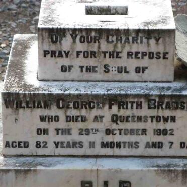 BRADSHAW William George Frith -1902