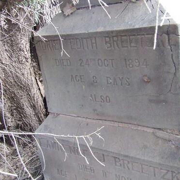 BREETZKE Muriel Edith -1894 :: BREETZKE Lawrence J. ? :: BREETZKE Nellie Jane ?