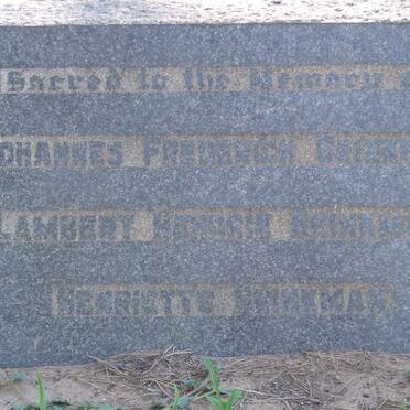 BRINKMAN Johannes Frederick :: BRINKMAN Lambert Hendrik :: BRINKMAN Henriette