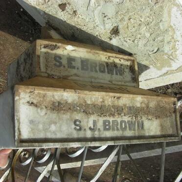 BROWN S.J. -1914 &amp; BROWN S.E. -1905