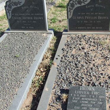 BROWN Calvin Arthur 1924-1993 &amp; Gladys Phillys 1930-1973 :: BROWN Ludvick Eric 1966-1984
