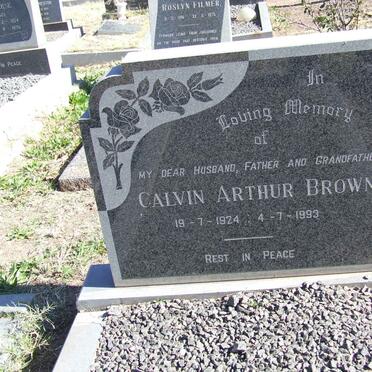 BROWN Calvin Arthur 1924-1993