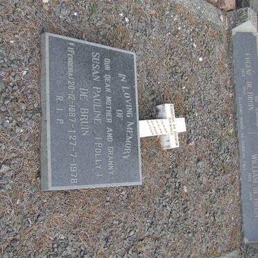 BRUIN William, de 1882-1938 &amp; Susan Pauline FERREIRA 1887-1978 :: DE BRUIN Eugene 1929-1942