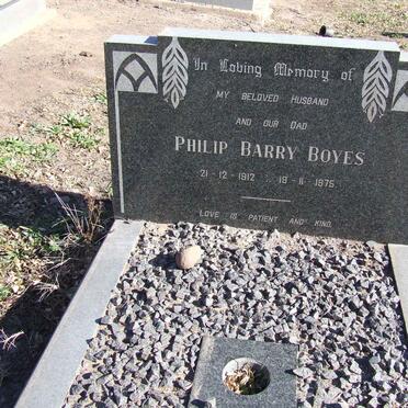 BOYES Philip Barry 1912-1975