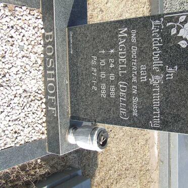 BOSHOFF Magdell 1981-1992