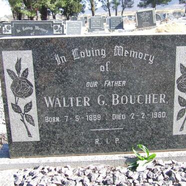 BOUCHER Walter G. 1889-1960