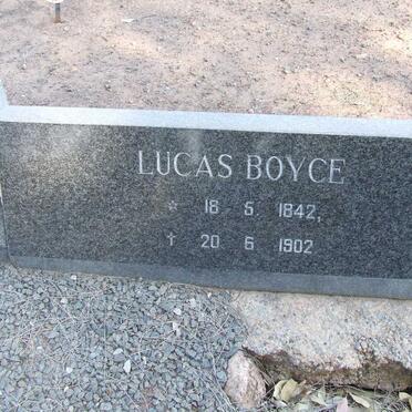 BOYCE Lucas 1842-1902