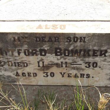 BOWKER Mitford -1930