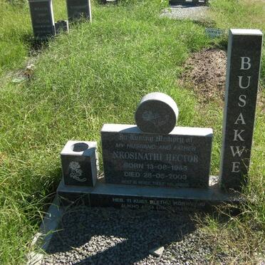 BUSAKWE Nkosinathi Hector 1955-2003