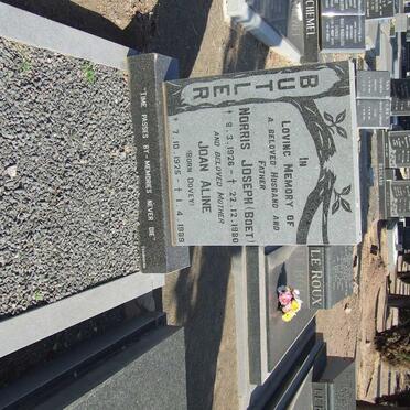 BUTLER Norris Joseph 1926-1980 &amp; Joan Aline DOVEY 1925-1989