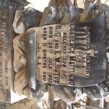 BUTOW Clarence Maitland -1902