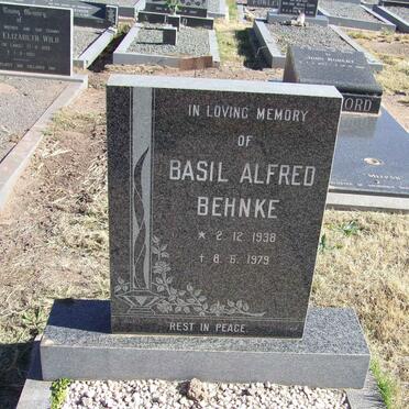 BEHNKE Basil Alfred 1938-1979