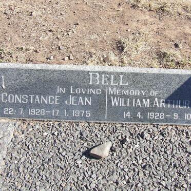 BELL William Arthur 1928-1995 &amp; Constance Jean 1928-1975