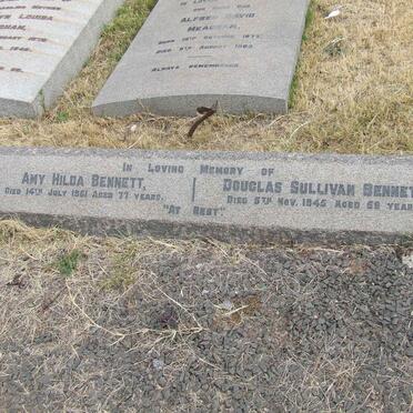 BENNETT Douglas Sullivan -1945 &amp; Amy Hilda -1961
