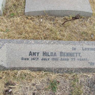 BENNETT Douglas Sullivan -1945 &amp; Amy Hilda -1961